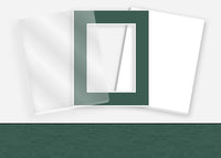 Standard Pkg 157: Glass, Foamboard, and Mat #CB127 (Berkshire Forest Shadow) with 2 inch Border