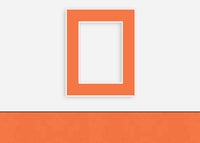 Custom Border Standard Mat 272: #CB152 (Berkshire Tangerine)