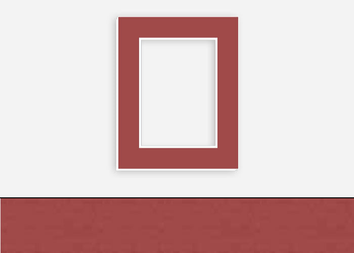 Custom Border Standard Mat 247: #CB153 (Berkshire Brick)