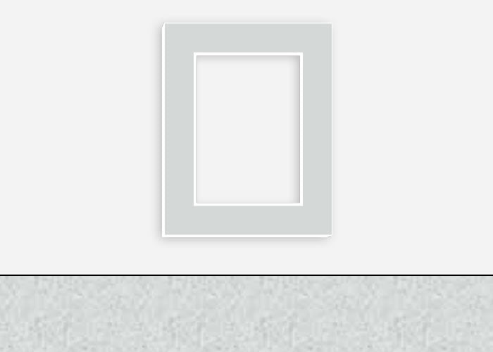 Custom Border Standard Mat 287: #CB155 (Berkshire Pumice)