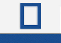 Custom Border Standard Mat 196: #CB334 (Berkshire Bottle Blue)