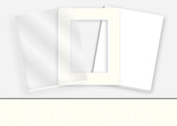 Standard Pkg 024: Glass, Foamboard, Mat #CB403 (Berkshire Pure White) with 2 inch Border