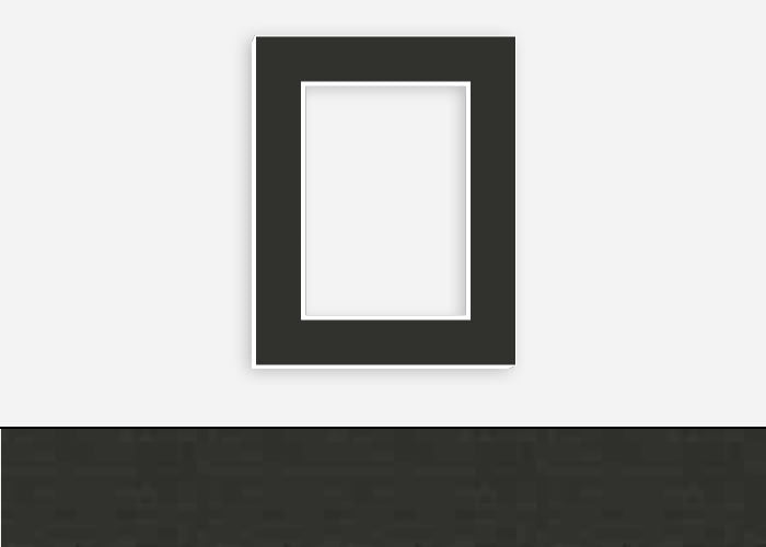 Custom Border Standard Mat 322: #CB404 (Berkshire Textured Black)