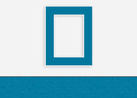 Custom Border Standard Mat 175: #CB542 (Berkshire Blue)