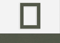 Custom Border Standard Mat 146: #CBW453 (Berkshire Dark Olive)