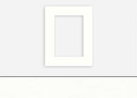 Custom Border Standard Mat 017: #CSRM3400 (Bakers White)