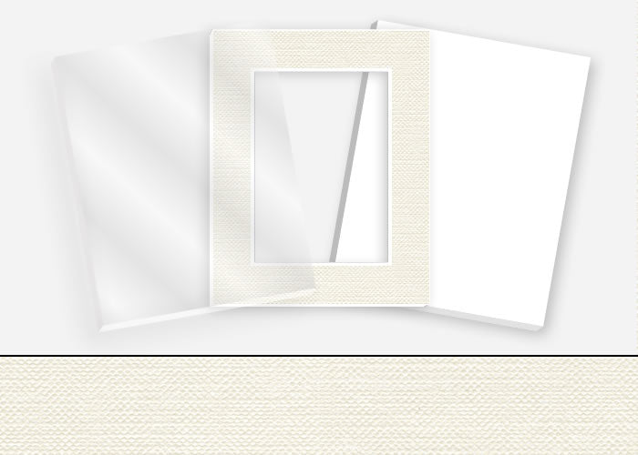 Standard Pkg 042: Glass, Foamboard, Mat #CSRM3437 (Antwerpen) with 2 inch Border