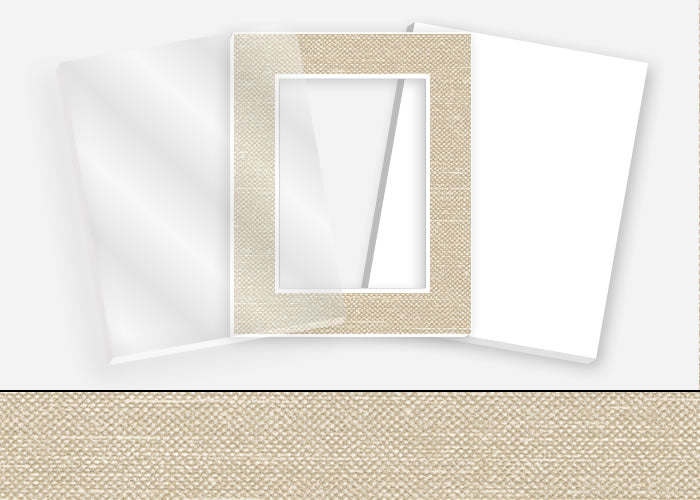 Standard Pkg 067: Glass, Foamboard, Mat #CSRM3438 (Bruxelles) with 2 inch Border