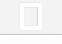 Custom Border Standard Mat 003: #PW101 (Smooth White)