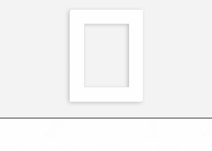 Custom Border Standard Mat 003: #PW101 (Smooth White)