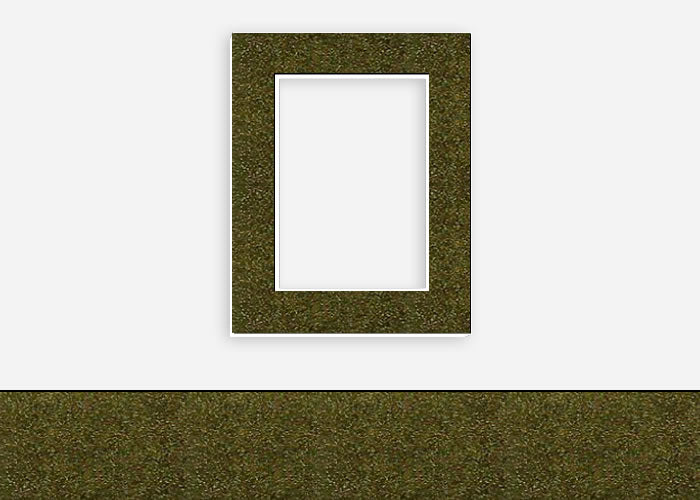 Custom Border Standard Mat 346: #PW1797 (Gold Splash)