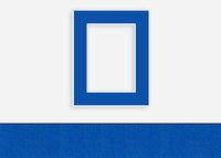 Custom Border Standard Mat 195: #PW5003 (Caribbean Blue)