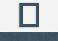 Custom Border Standard Mat 215: #PW5004 (Anitque Blue)