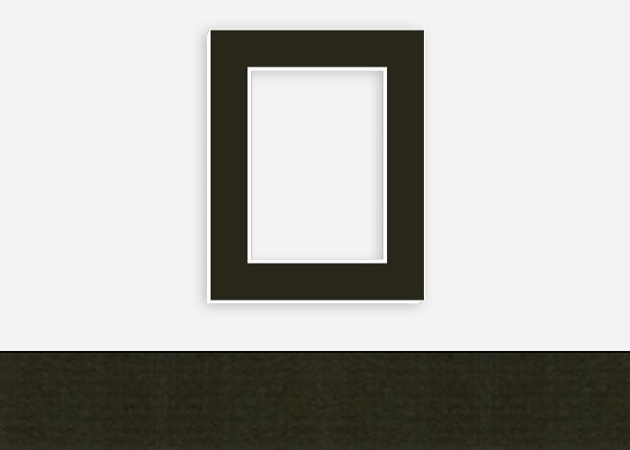 Custom Border Standard Mat 168: #PW5006 (Olive)