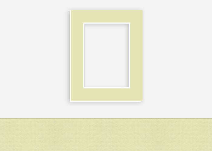 Custom Border Standard Mat 126: #PW5009 (Celery)