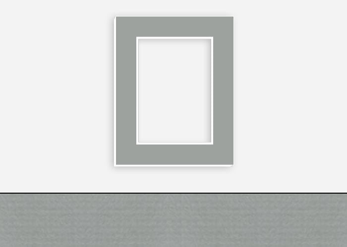Custom Border Standard Mat 291: #PW5019 (Ocean Grey)