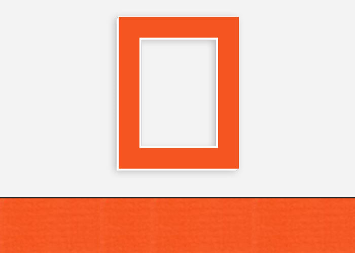 Custom Border Standard Mat 270: #PW5020 (Tangerine) – Nation's Largest ...