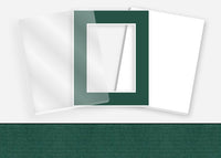 Standard Pkg 154: Acrylic, Foamboard, and Mat #PW5026 (Teal) with 2 inch Border
