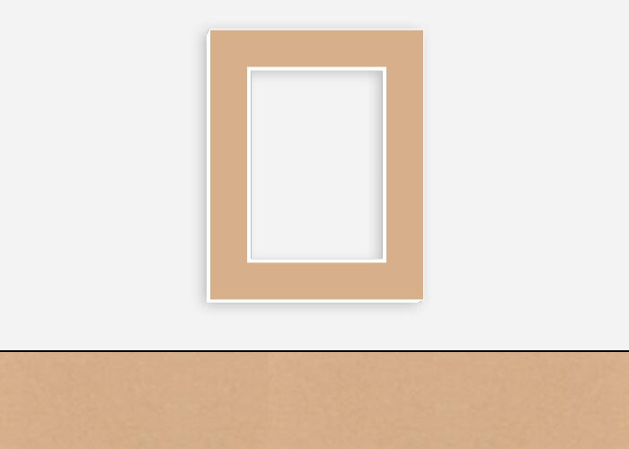 Custom Border Standard Mat 073: #PW5027 (Wicker)