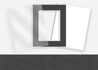 Standard Pkg 307: Acrylic, Foamboard, and Mat #PW5032 (Cobblestone) with 2 inch Border