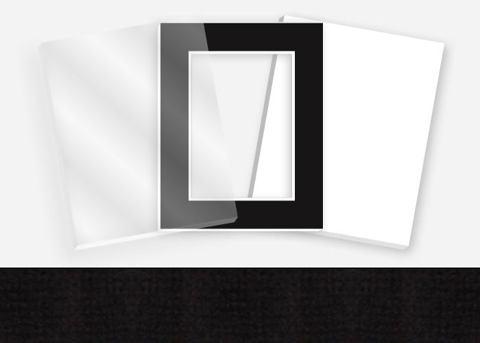 Standard Pkg 109: Acrylic, Foamboard, and Mat #PW5038 (Java) with 2 inch Border