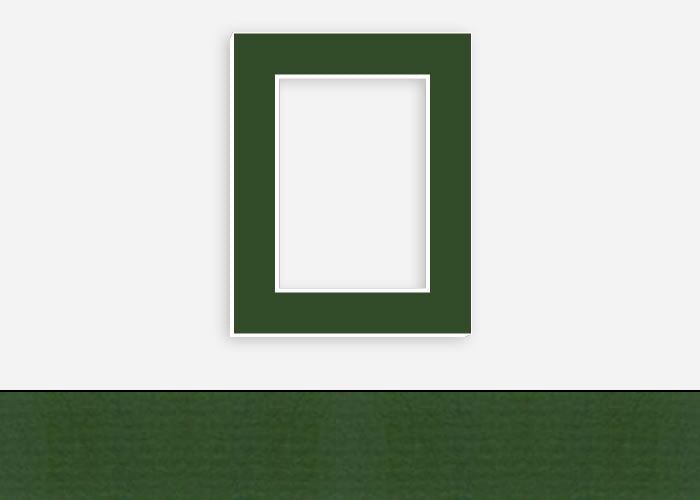 Custom Border Standard Mat 159: #PW5048 (Fern)