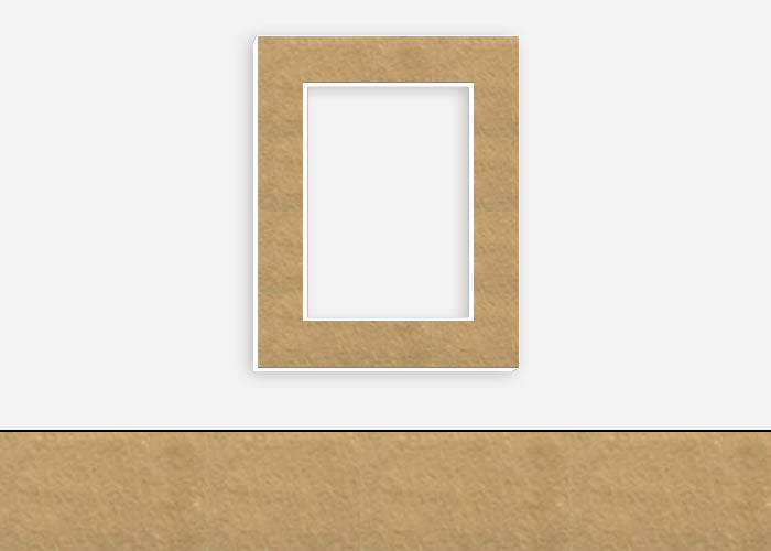 Custom Border Standard Mat 342: #PW5046 (Axtec Gold)