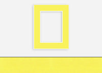 Custom Border Standard Mat 111: #PW5047 (Lemon)