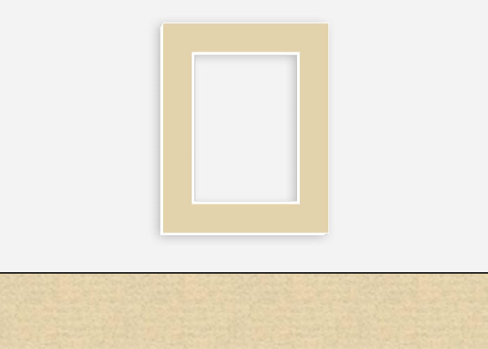 Custom Border Standard Mat 065: #PW5053 (Sandstorm)