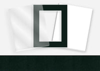 Standard Pkg 163: Acrylic, Foamboard, and Mat #PW505 (Evergreen) with 2 inch Border