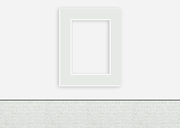 Custom Border Standard Mat 286: #PW507 (Mist)