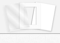 Standard Pkg 016: Glass, Foamboard, Mat #PW510 (Winter White) with 2 inch Border