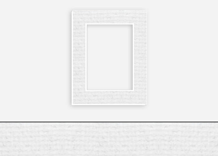Custom Border Standard Mat 275: #PW511 (Silver White)