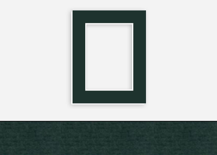 Custom Border Standard Mat 162: #PW514 (Forest Green)