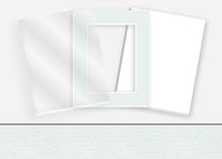 Standard Pkg 177: Acrylic, Foamboard, and Mat #PW517 (Cirrus) with 2 inch Border