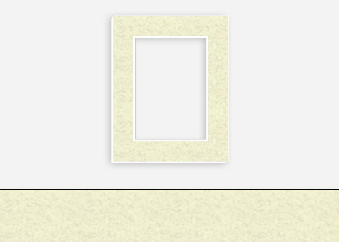 Custom Border Standard Mat 123: #PW518 (Silica)