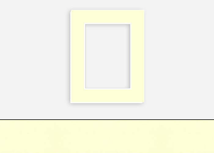 Custom Border Standard Mat 121: #PW522 (Vanilla)