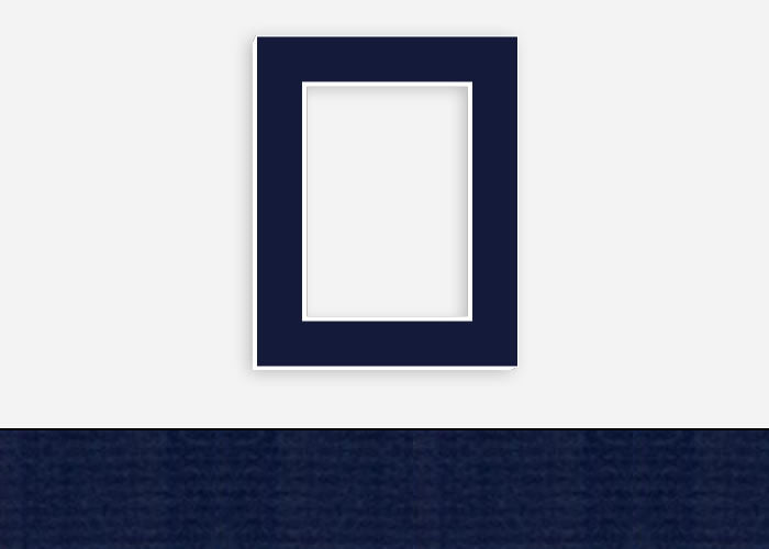 Custom Border Standard Mat 213: #PW523 (Atlantic)