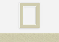 Custom Border Standard Mat 128: #PW528 (Aspen)