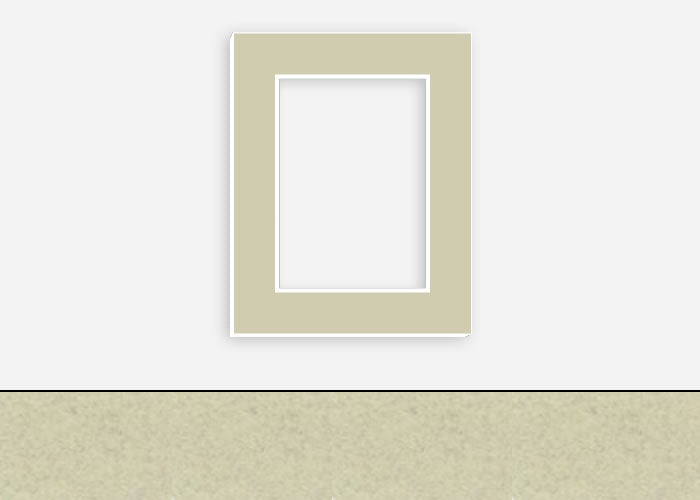Custom Border Standard Mat 128: #PW528 (Aspen)