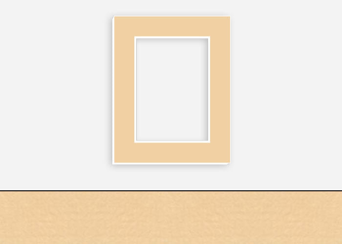 Custom Border Standard Mat 052: #PW531 (Pumice)