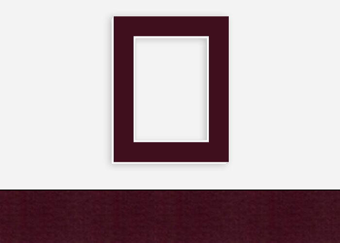 Custom Border Standard Mat 230: #PW534 (Raspberry)