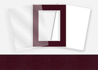 Standard Pkg 230: Acrylic, Foamboard, and Mat #PW534 (Raspberry) with 2 inch Border