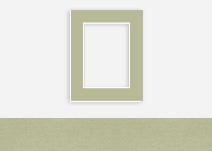 Custom Border Standard Mat 129: #PW540 (Spring Green)