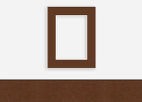 Custom Border Standard Mat 105: #PW542  (Cognac)