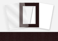 Standard Pkg 108: Glass, Foamboard, and Mat #PW543 (Coffee) with 2 inch Border