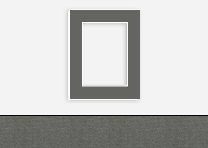 Custom Border Standard Mat 304: #PW546 (Storm Grey)
