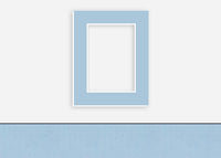 Custom Border Standard Mat 186: #PW548 (Powder Blue)