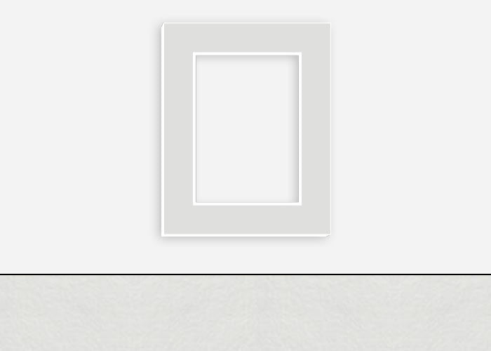 Custom Border Standard Mat 279: #PW553 (Pale Grey)