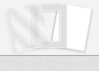 Standard Pkg 279: Glass, Foamboard, and Mat #PW553 (Pale Grey) with 2 inch Border